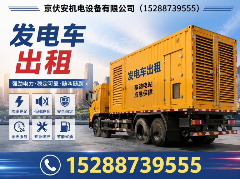 琼中静音发电车租赁展示图